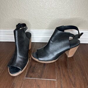 Ugg Audrey Exotic Peep Toe Heels